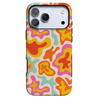 Tropical Color Splash | Abstract Retro Case iPhone Case get.casely Bold Flex + MagSafe® iPhone 18 Pro Max 