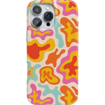 Tropical Color Splash | Abstract Retro Case iPhone Case get.casely Classic + MagSafe® iPhone 16 Pro Max