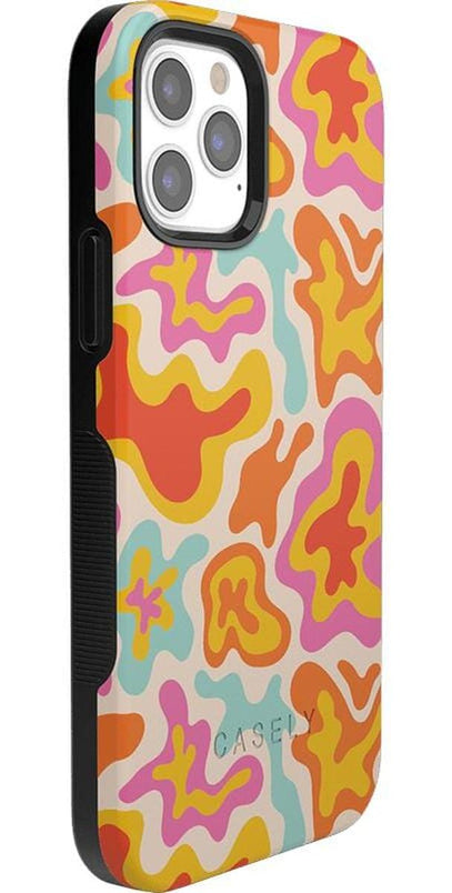Tropical Color Splash | Abstract Retro Case iPhone Case get.casely