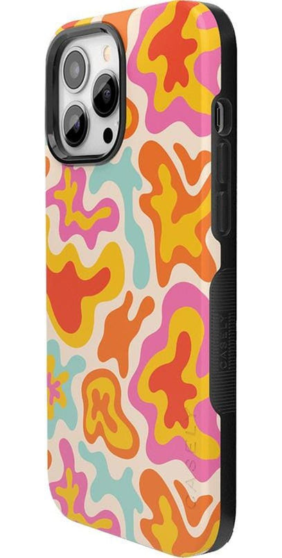 Tropical Color Splash | Abstract Retro Case iPhone Case get.casely