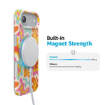 Tropical Color Splash | Abstract Retro Case iPhone Case get.casely 