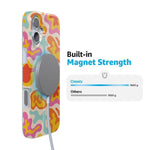 Tropical Color Splash | Abstract Retro Case iPhone Case get.casely 