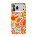 Tropical Color Splash | Abstract Retro Case iPhone Case get.casely 