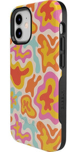 Tropical Color Splash | Abstract Retro Case iPhone Case get.casely