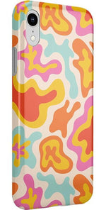 Tropical Color Splash | Abstract Retro Case iPhone Case get.casely