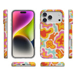 Tropical Color Splash | Abstract Retro Case iPhone Case get.casely 