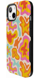 Tropical Color Splash | Abstract Retro Case iPhone Case get.casely