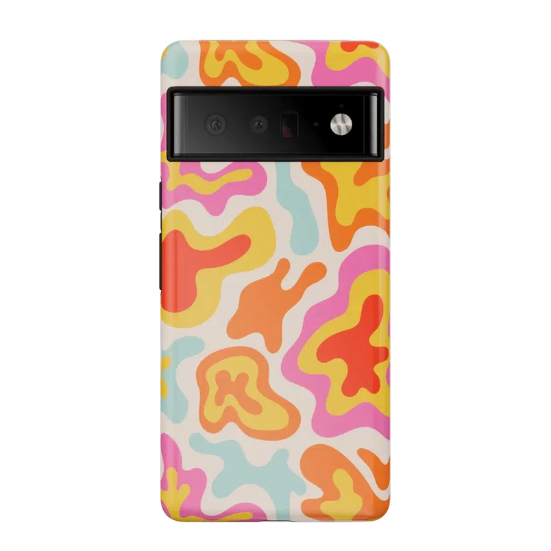 Tropical Color Splash | Abstract Retro Google Pixel Case Google Pixel Case Casetry Essential Google Pixel 6 Pro