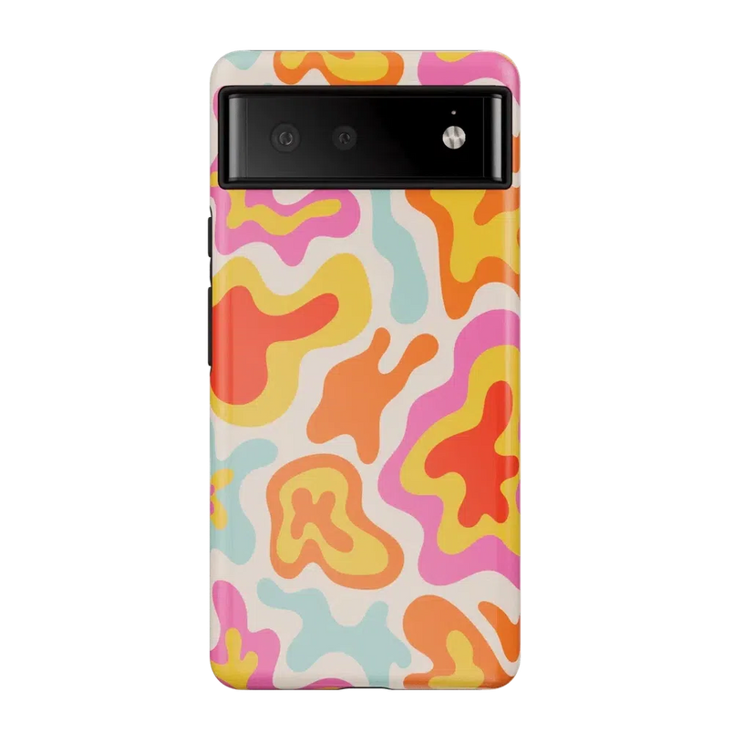 Tropical Color Splash | Abstract Retro Google Pixel Case Google Pixel Case Casetry Essential Google Pixel 6