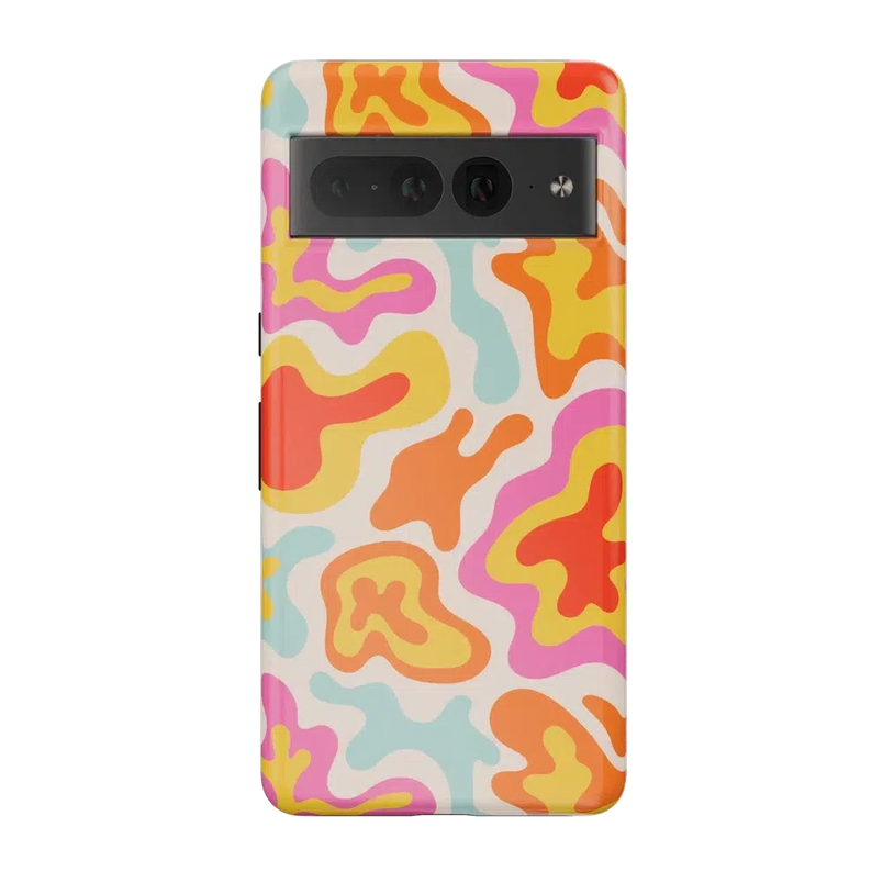 Tropical Color Splash | Abstract Retro Google Pixel Case Google Pixel Case Casetry Essential Google Pixel 7 Pro
