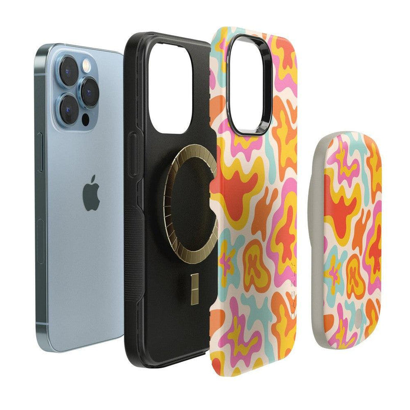 Tropical Color Splash | Abstract Retro Power Pod Power Pod get.casely 
