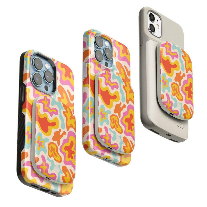 Tropical Color Splash | Abstract Retro Power Pod Power Pod get.casely 