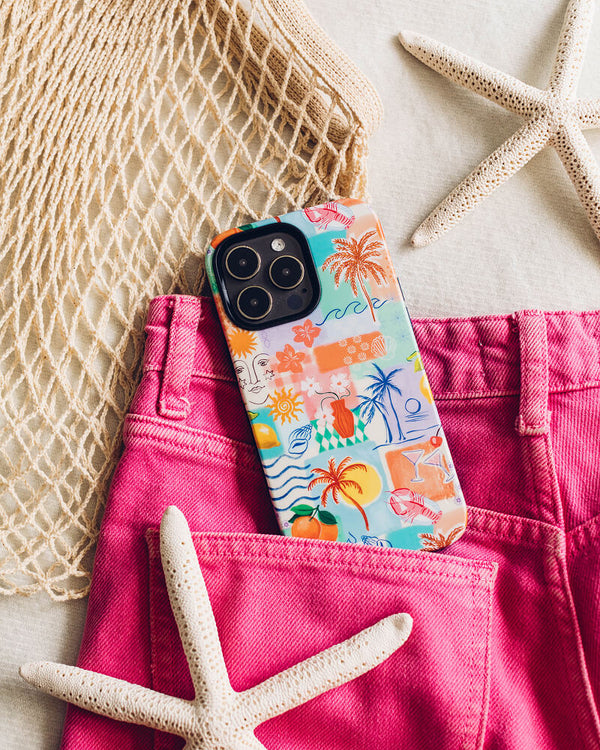 Tropical Heat | Beachy Collage Case