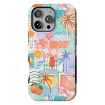Tropical Heat | Beachy Collage Case iPhone Case get.casely Bold + MagSafe® iPhone 16 Pro 