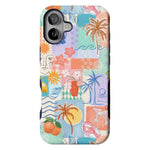 Tropical Heat | Beachy Collage Case iPhone Case get.casely Bold + MagSafe® iPhone 16 