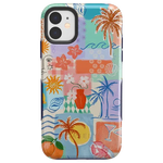 Tropical Heat | Beachy Collage Case iPhone Case get.casely 