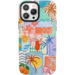 Tropical Heat | Beachy Collage Case iPhone Case get.casely 