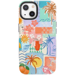 Tropical Heat | Beachy Collage Case iPhone Case get.casely 