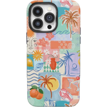 Tropical Heat | Beachy Collage Case iPhone Case get.casely 