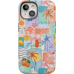 Tropical Heat | Beachy Collage Case iPhone Case get.casely 