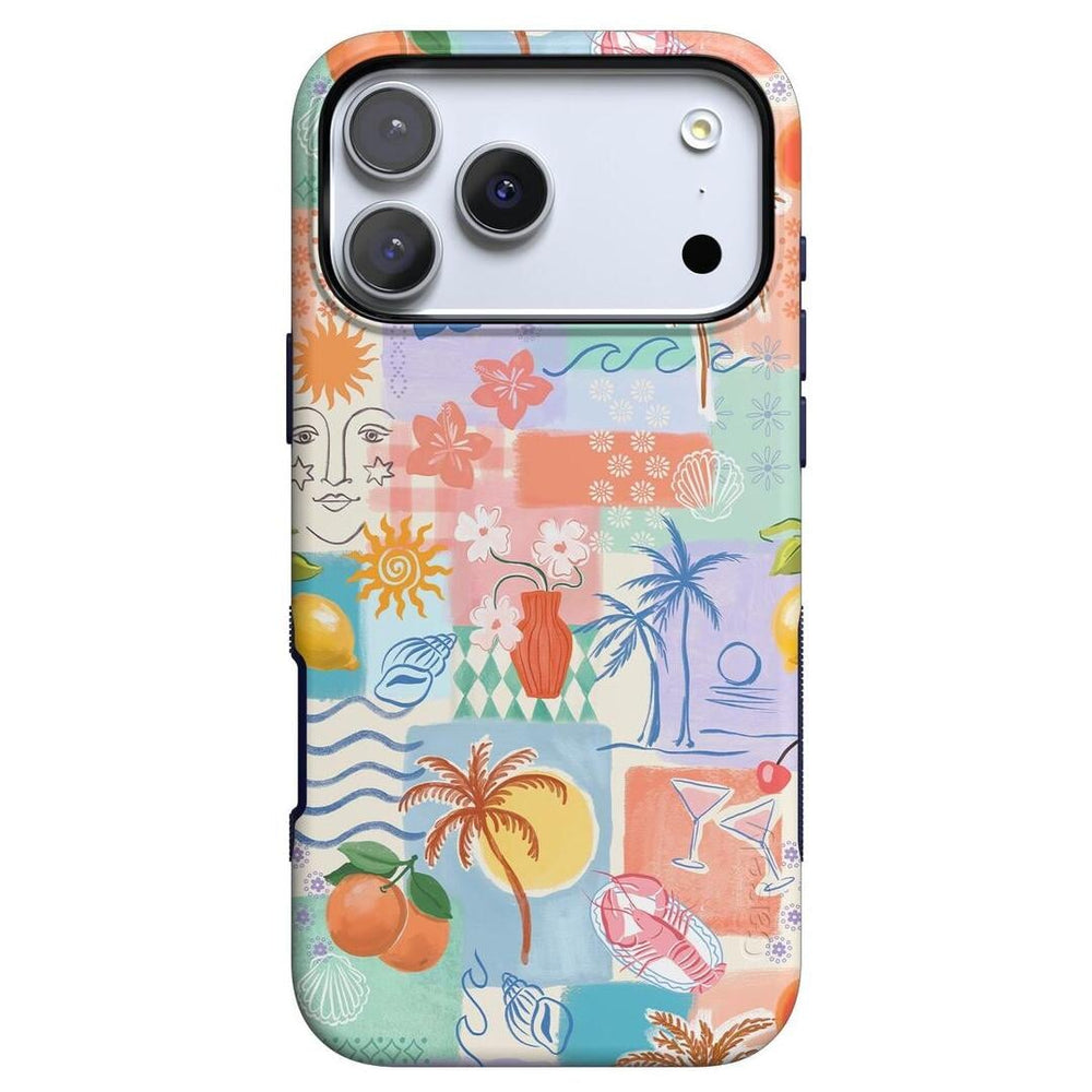Tropical Heat | Beachy Collage Case iPhone Case get.casely Bold + MagSafe® iPhone 17 Pro Max 