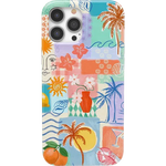 Tropical Heat | Beachy Collage Case iPhone Case get.casely 