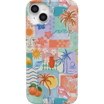 Tropical Heat | Beachy Collage Case iPhone Case get.casely 