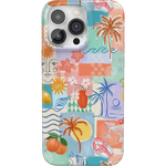 Tropical Heat | Beachy Collage Case iPhone Case get.casely 