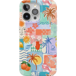 Tropical Heat | Beachy Collage Case iPhone Case get.casely 