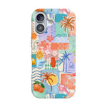 Tropical Heat | Beachy Collage Case iPhone Case get.casely Classic + MagSafe® iPhone 17 