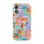 Tropical Heat | Beachy Collage Case iPhone Case get.casely 