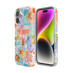 Tropical Heat | Beachy Collage Case iPhone Case get.casely 