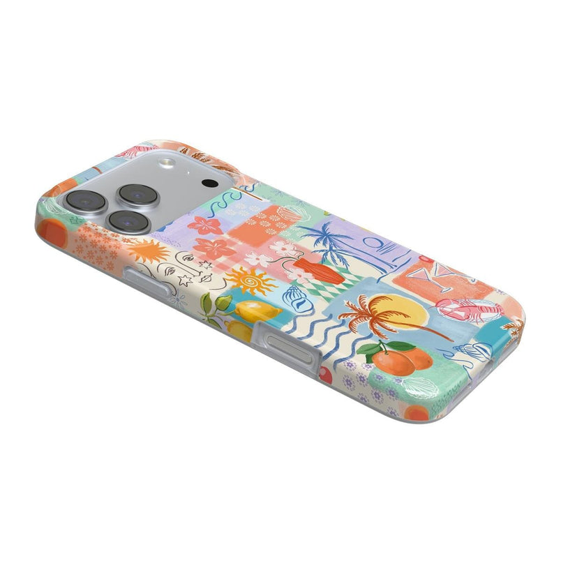 Tropical Heat | Beachy Collage Case iPhone Case get.casely 
