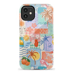 Tropical Heat | Beachy Collage Case iPhone Case get.casely 