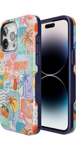 Tropical Heat | Beachy Collage Case iPhone Case get.casely 