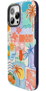 Tropical Heat | Beachy Collage Case iPhone Case get.casely 