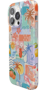 Tropical Heat | Beachy Collage Case iPhone Case get.casely 