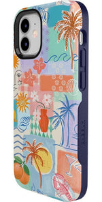 Tropical Heat | Beachy Collage Case iPhone Case get.casely 