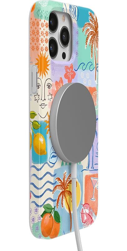 Tropical Heat | Beachy Collage Case iPhone Case get.casely 