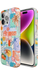 Tropical Heat | Beachy Collage Case iPhone Case get.casely 