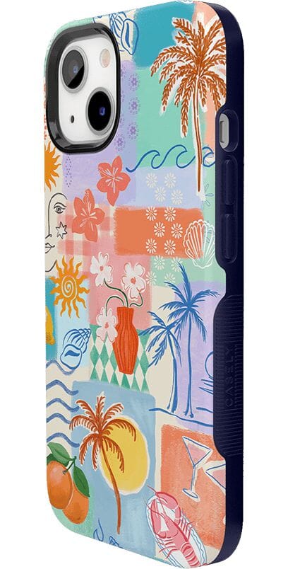 Tropical Heat | Beachy Collage Case iPhone Case get.casely 