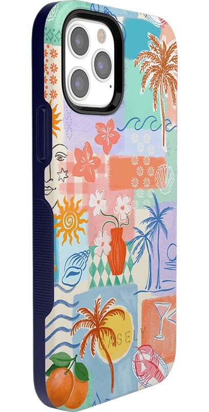 Tropical Heat | Beachy Collage Case iPhone Case get.casely 