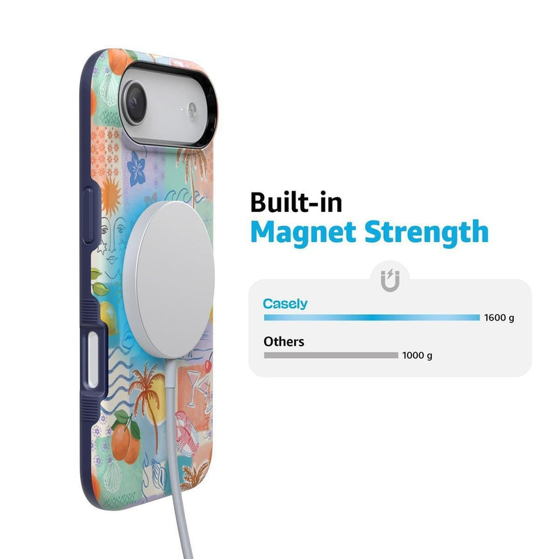 Tropical Heat | Beachy Collage Case iPhone Case get.casely 