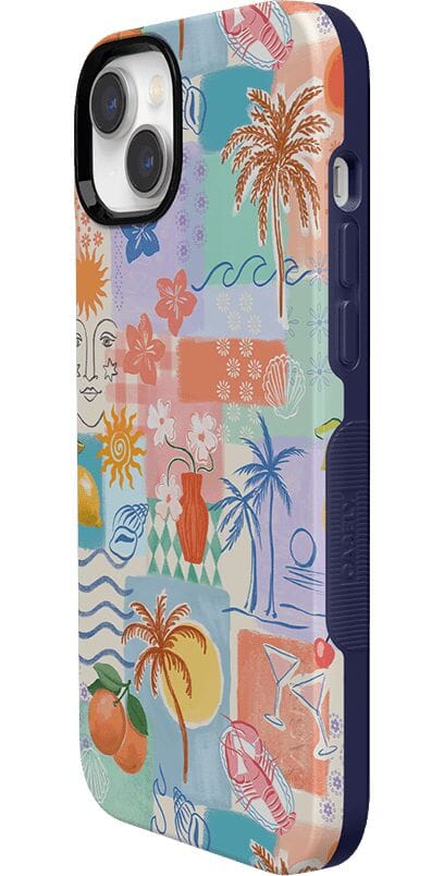 Tropical Heat | Beachy Collage Case iPhone Case get.casely 