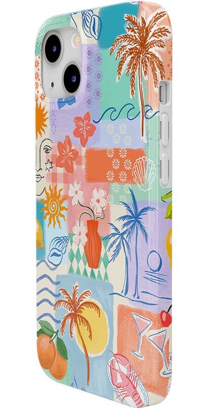 Tropical Heat | Beachy Collage Case iPhone Case get.casely 