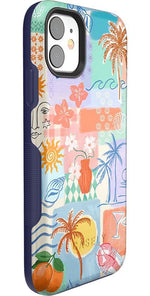 Tropical Heat | Beachy Collage Case iPhone Case get.casely 