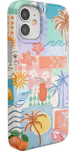 Tropical Heat | Beachy Collage Case iPhone Case get.casely 