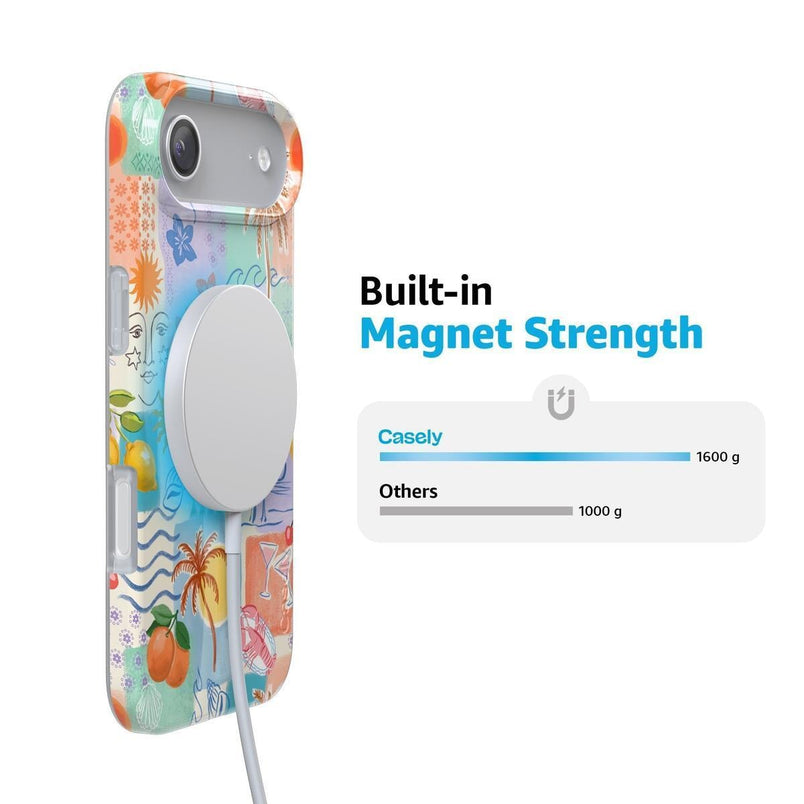 Tropical Heat | Beachy Collage Case iPhone Case get.casely 