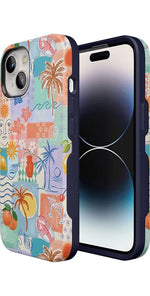 Tropical Heat | Beachy Collage Case iPhone Case get.casely 