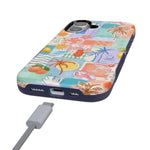 Tropical Heat | Beachy Collage Case iPhone Case get.casely 